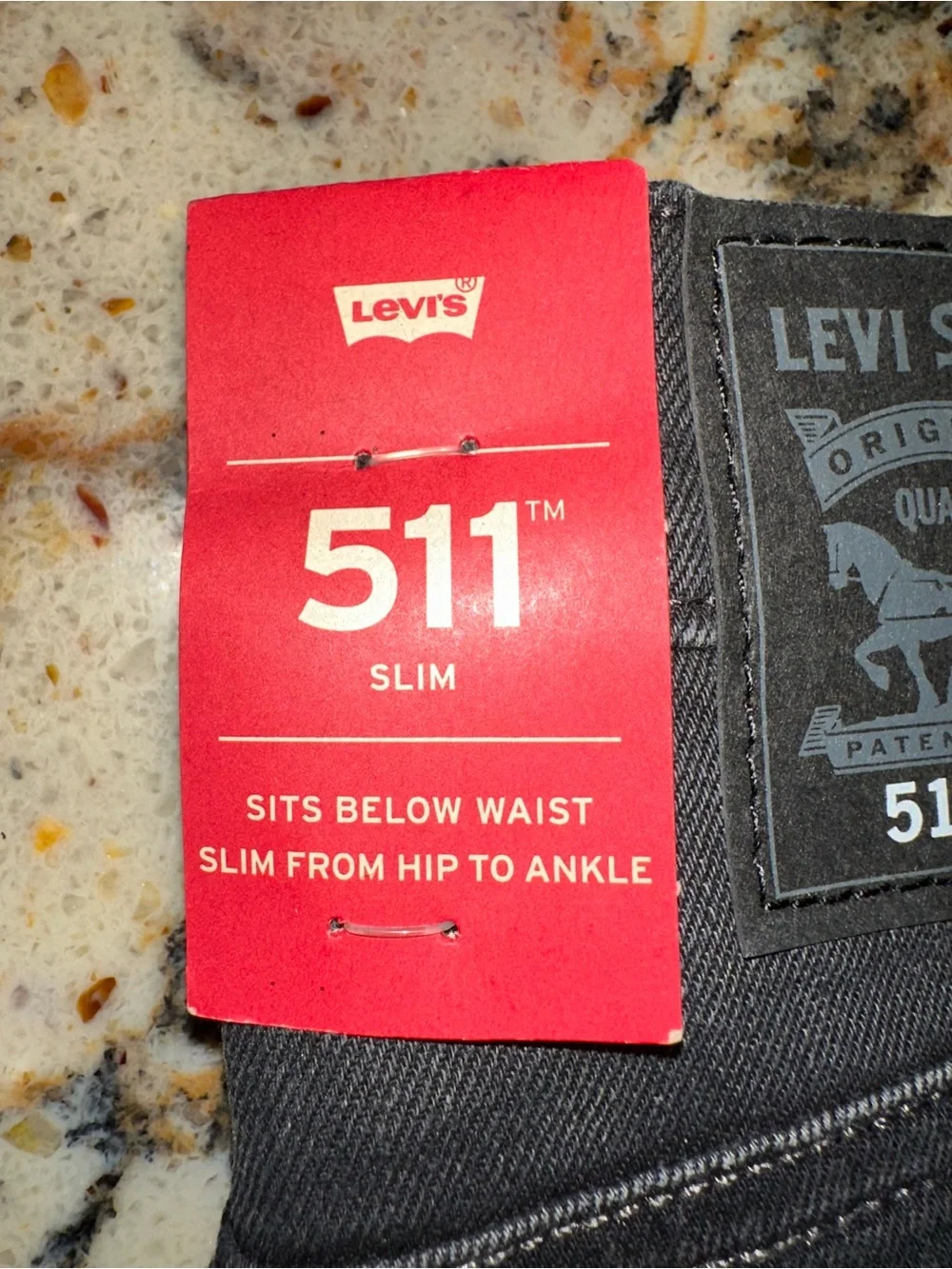 Levis charcoal black